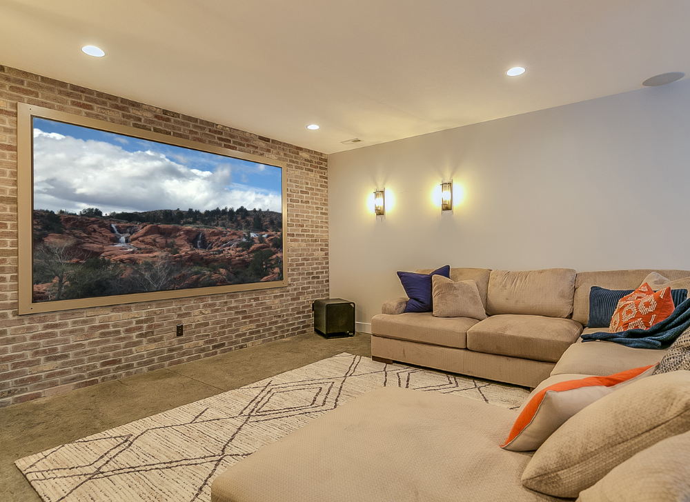 Basement Renovation and Remodeling, Theater Room