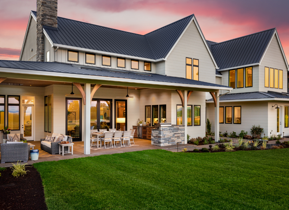 Custom Build Homes, Design-Build Options, Farmhouse Style Modern Feel