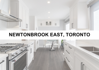 Kitchen and Bathroom Renovation Project in Toronto, Newtonbrook East