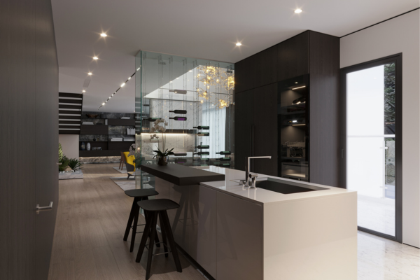 modern smart kitchen renovation featuring Wi Fi enabled appliances in Vaughan